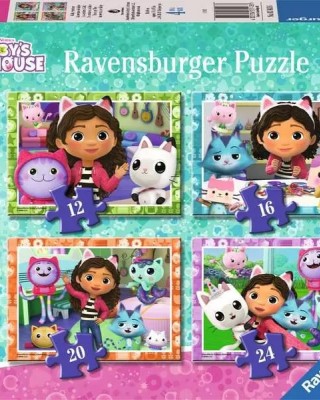 12+16+20+24 κομμάτια GABBY'S DOLLHOUSE - TIME TO GET TINY! 