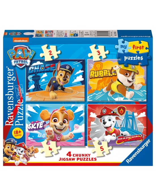 2+3+4+5 κομμάτια MY FIRST PUZZLES - PAPATROL