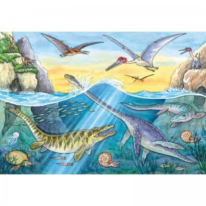 2x24 κομμάτια DINOSAURS OF LAND AND SEA 2x24 κομμάτια DINOSAURS OF LAND AND SEA