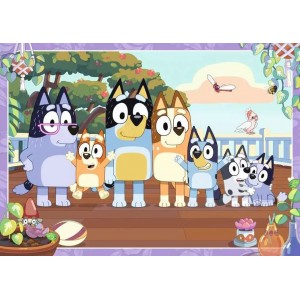 24 μεγάλα κομμάτια BLUEY - FAMILY TIME