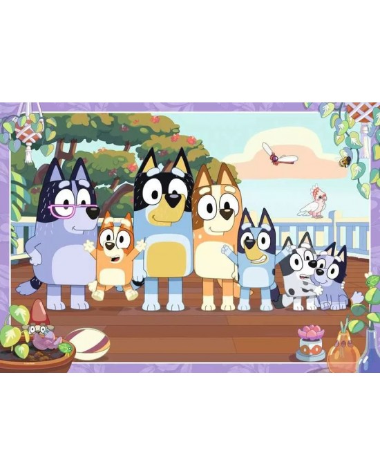 24 μεγάλα κομμάτια BLUEY - FAMILY TIME