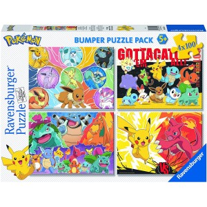 4 x 100 κομμάτια POKEMON