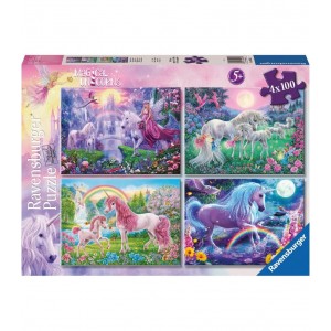 4 x 100 κομμάτια MAGICAL UNICORNS