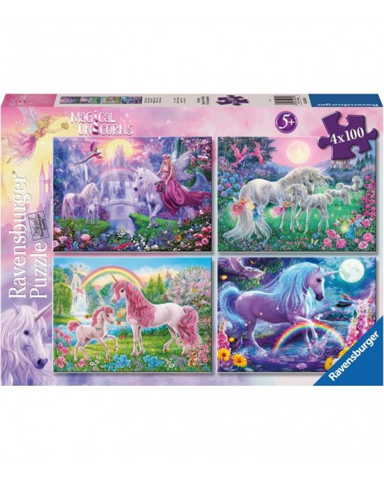 4 x 100 κομμάτια MAGICAL UNICORNS