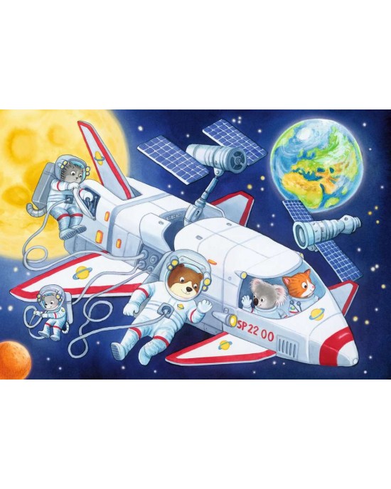 2x24 κομμάτια ANIMALS IN SPACE