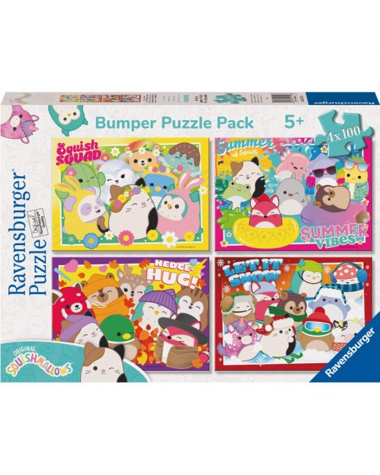 4 x 100 κομμάτια SQUISHMALLOWS - SEASONS OF SQUISH