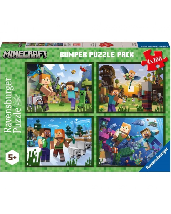 4 x 100 κομμάτια MINECRAFT - BIOME EXPLORATION