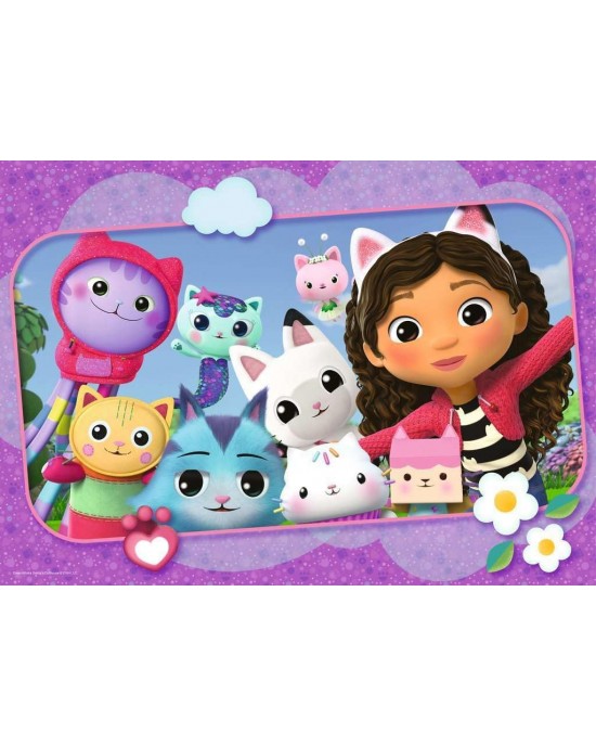 125 μεγάλα κομμάτια GABBY'S DOLLHOUSE - GABBY AND FRIENDS