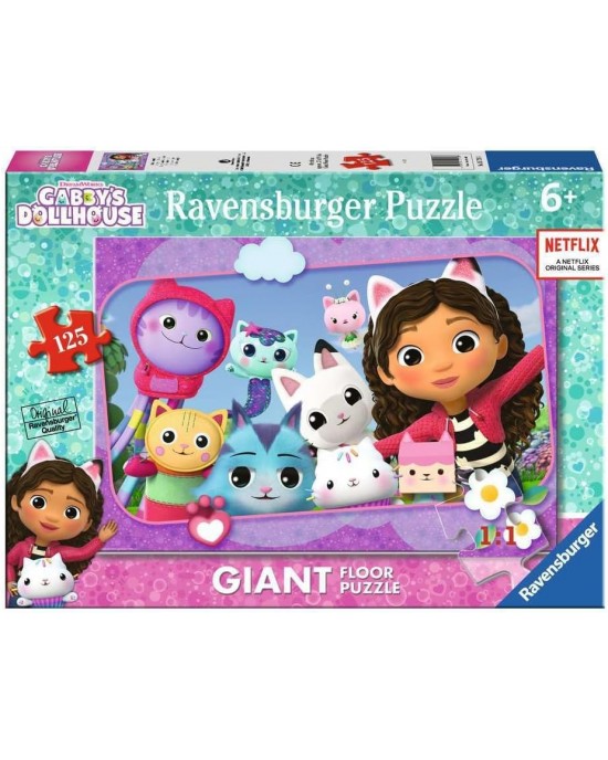 125 μεγάλα κομμάτια GABBY'S DOLLHOUSE - GABBY AND FRIENDS