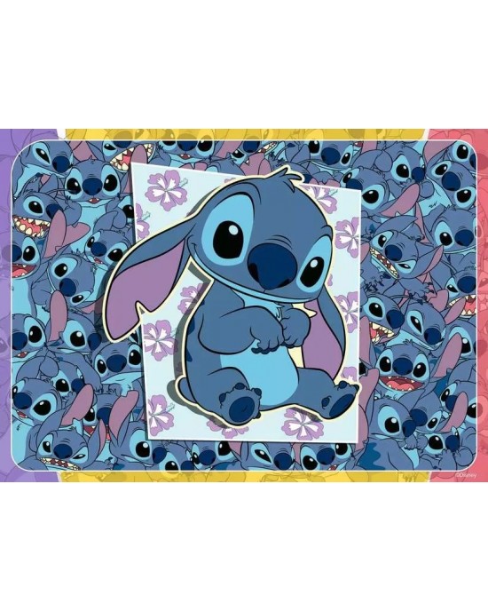 4 x 100 κομμάτια STITCH - ALOHA!