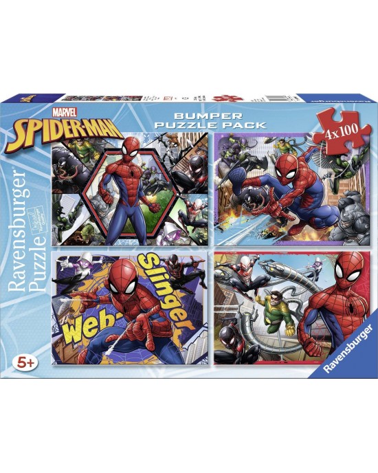 4 x 100 κομμάτια SPIDERMAN