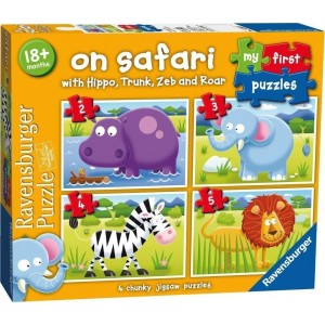 2 + 3 + 4 + 5 κομμάτια MY FIRST PUZZLES - ON SAFARI