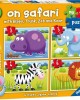 2 + 3 + 4 + 5 κομμάτια MY FIRST PUZZLES - ON SAFARI