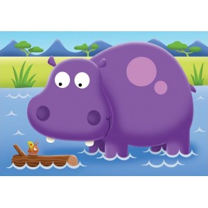 2 + 3 + 4 + 5 κομμάτια MY FIRST PUZZLES - ON SAFARI