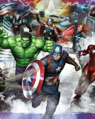 100 XXL κομμάτια MARVEL AVENGERS - EARTH'S MIGHTIEST HEROES
