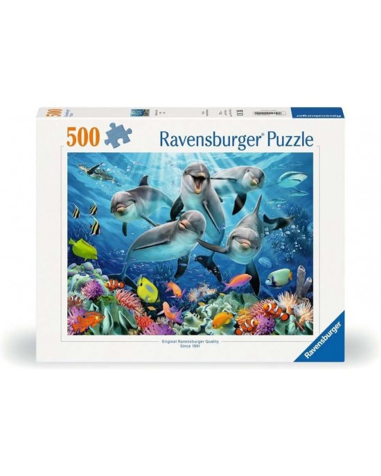 500 κομμάτια DOLPHINS IN THE CORAL REEF