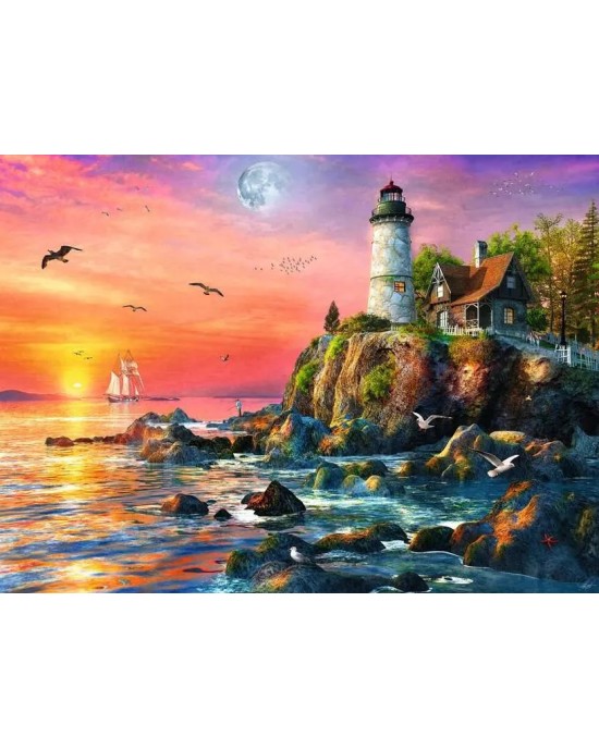 500 κομμάτια LIGHTHOUSE AT SUNSET
