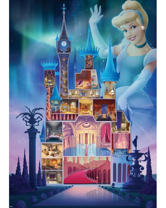 1000 κομμάτια DISNEY CASTLE COLLECTION - CINDERELLA
