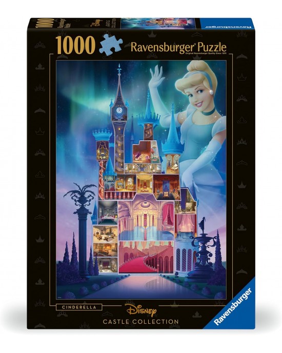 1000 κομμάτια DISNEY CASTLE COLLECTION - CINDERELLA