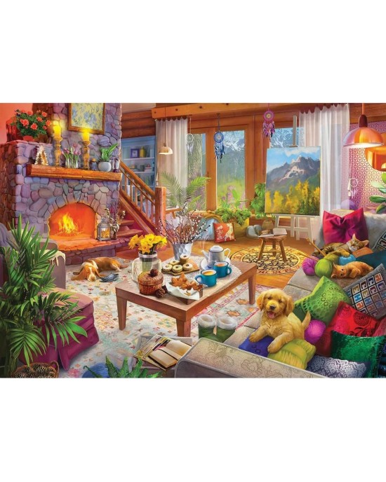 1000 κομμάτια COZY CABIN