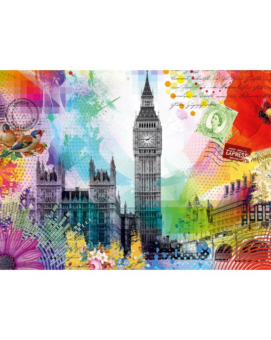 500 κομμάτια LONDON POSTCARD