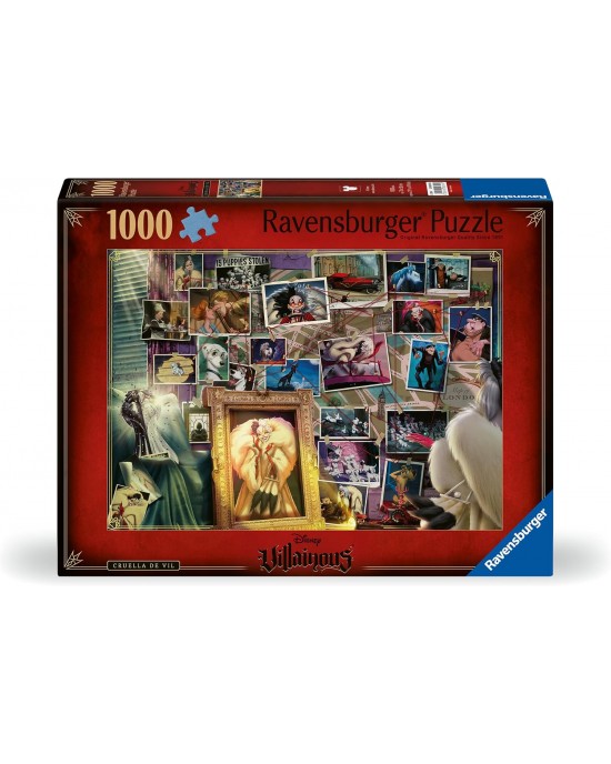 1000 κομμάτια DISNEY VILLAINOUS - CRUELLA DE VIL