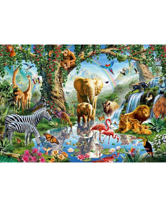 1000 κομμάτια ADVENTURES IN THE JUNGLE