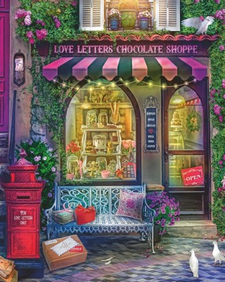 1500 κομμάτια LOVE LETTERS CHOCOLATE SHOPPE