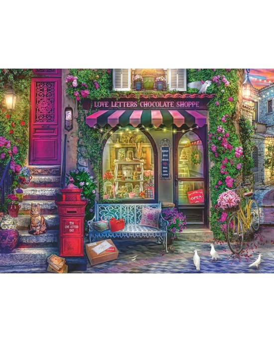 1500 κομμάτια LOVE LETTERS CHOCOLATE SHOPPE