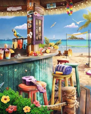 1500 κομμάτια BEACH BAR BREEZES