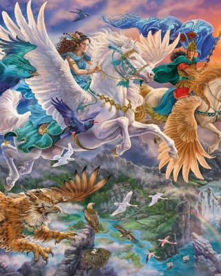 2000 κομμάτια PEGASUS AND FRIENDS