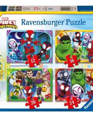 12+16+20+24 κομμάτια MARVEL IT'S SPIDEY TIME !