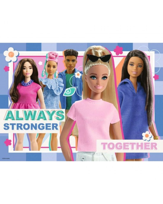 4 x 100 κομμάτια BARBIE - ALWAYS STRONGER TOGETHER
