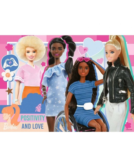 4 x 100 κομμάτια BARBIE - ALWAYS STRONGER TOGETHER