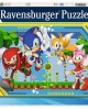 100 XXL κομμάτια KNUCKLES, SONIC, TAILS, AMY