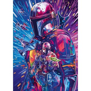 500 μεγάλα κομμάτια STAR WARS - THE HYPERSPACE COLLECTION - THE MANDALORIAN
