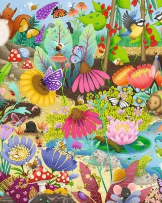1000 κομμάτια LITTLE GARDEN WORLD