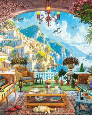 1000 κομμάτια MEDITERRANEAN VIEW
