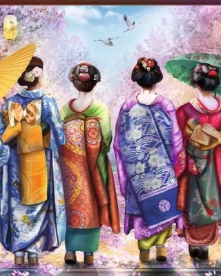 500 κομμάτια BLOSSOM WALK
