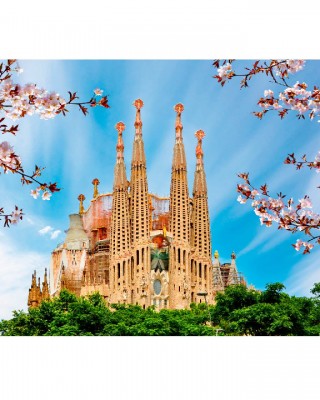 1000 κομμάτια LA SAGRADA FAMILIA, BARCELLONA