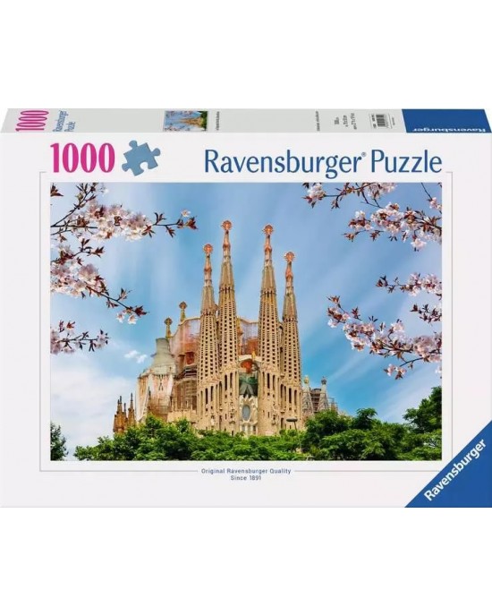1000 κομμάτια LA SAGRADA FAMILIA, BARCELLONA