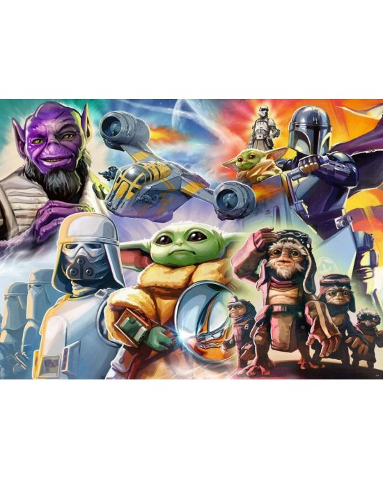 500 κομμάτια THE MANDALORIAN AND GROGU