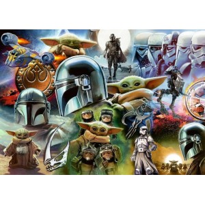 1000 κομμάτια STAR WARS - THE MANDALORIAN AND GROGU