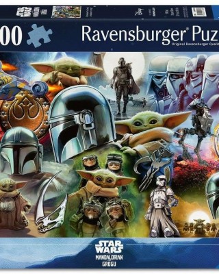 1000 κομμάτια STAR WARS - THE MANDALORIAN AND GROGU