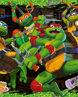 60 μεγάλα κομμάτια NICKELODEON - THE NINJA TURTLES ! 