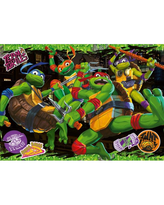 60 μεγάλα κομμάτια NICKELODEON - THE NINJA TURTLES ! 