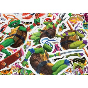 125 μεγάλα κομμάτια NICKELODEON - NINJA TURTLES