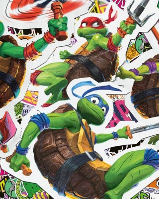 125 μεγάλα κομμάτια NICKELODEON - NINJA TURTLES