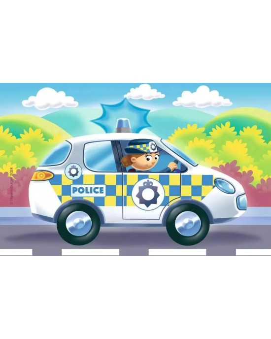 2+3+4+5 κομμάτια MY FIRST PUZZLES - RESCUE VEHICLES