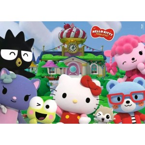 24 μεγάλα κομμάτια HELLO KITTY - FUN IN CHERRY TOWN 24 μεγάλα κομμάτια HELLO KITTY - FUN IN CHERRY TOWN